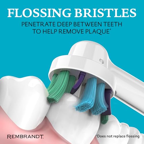 REMBRANDT Rechargeable Toothbrush + 4 EasyFlex Brush Heads