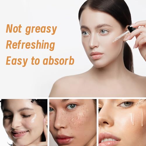 VGO Vitamin C Serum for Face, Vit C Anti Aging Serum with Hyaluronic Acid & Vitamina E, Deep Hydration Facial Care for All Skin Types, 2.02oz / 60ml 2.02 Fl Oz (Pack of 1)