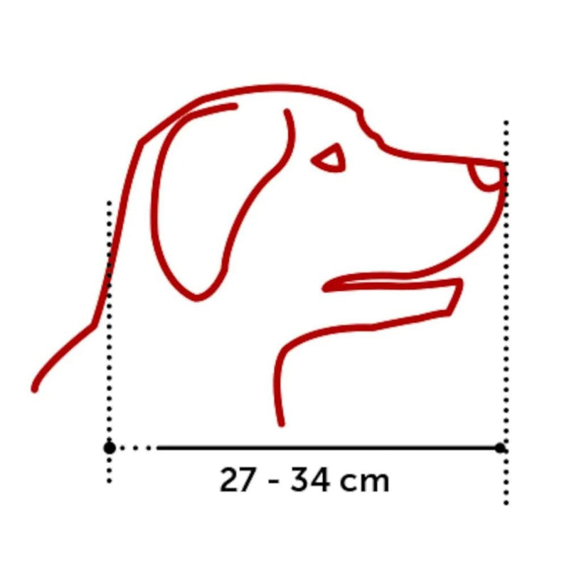 Muzzle Silas BLACK XXS neck 25-36CM / nose 3.5x4CM - BeesActive Australia