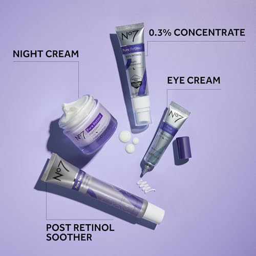 No7 Pure Retinol Night Cream, 1.69 Fl Oz 1.69 Fl Oz (Pack of 1)