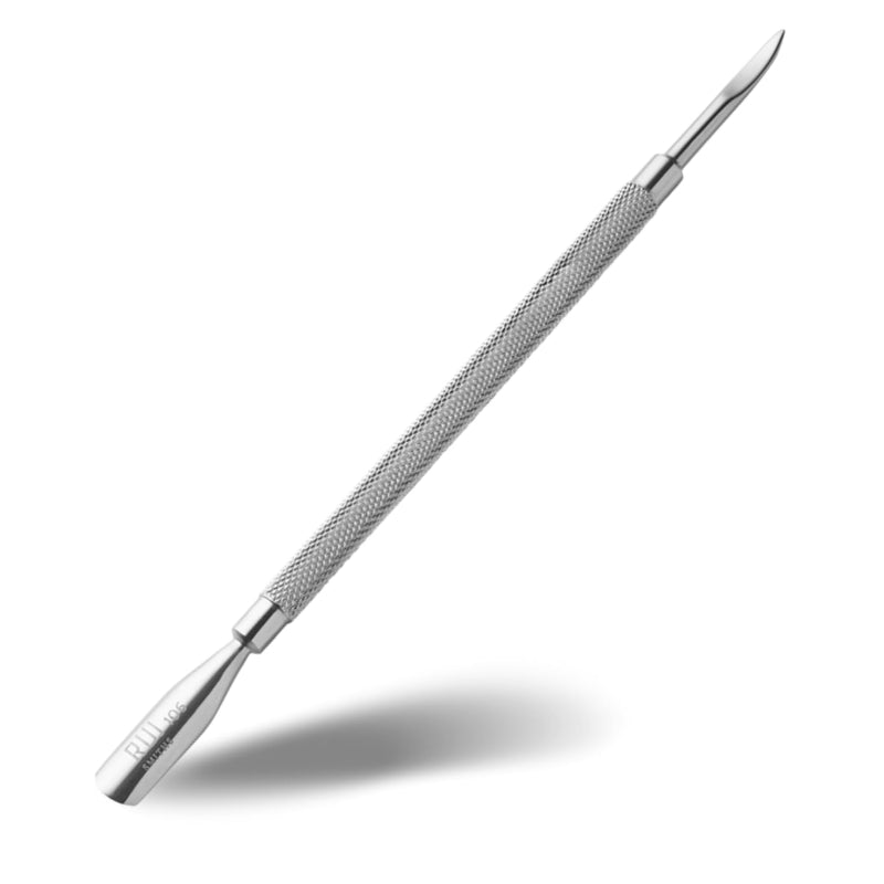 Rui Smiths Pro Cuticle Pusher with 2 Ends - Stainless Steel Manicure Tool - Style 106 - BeesActive Australia