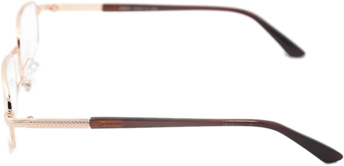 Yellowrock Metal Frame Reading Glasses, Fashionable Reading Glasses, Power from +0.50 to +6.00 - BeesActive Australia