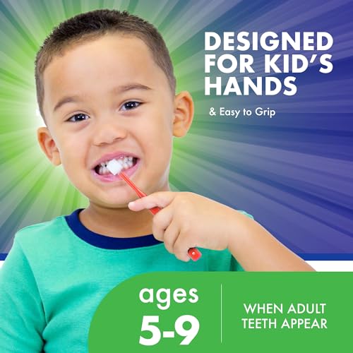 Brilliant Oral Care Bundle; 3 Pack of Child Toothbrush - Blue Lime Lilac, 1 Pack of Kids Toothbrush - Royal Blue with Soft Bristles Round Head, Kids Fluoride Free Toothpaste, Spry Gel with Xylitol