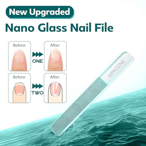 Pro 5-in-1 Nail Clippers Set for Men & Women. Ultra Sharp Stainless Steel Manicure Kit w/Angled Trimmer in Luxury Leather Case. Travel & Home Use