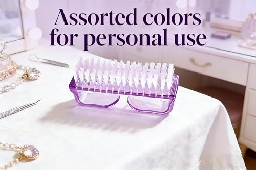 Nail Scrub Brushes, 6-Pack Oversized Grip for Home & Travel 6 Count (Pack of 1)