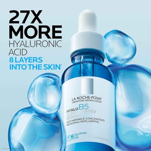La Roche Posay Hyalu B5 Pure Hyaluronic Acid Anti-Aging Serum for Face 1.01 Fl Oz (Pack of 1)