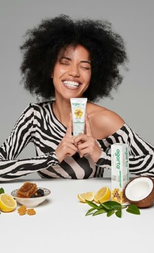 Agarta Fluoride-Free Propolis Toothpaste – Natural Botanical Oral Care with Propolis Extract, Vegan Clean Formula – 3.38 fl oz