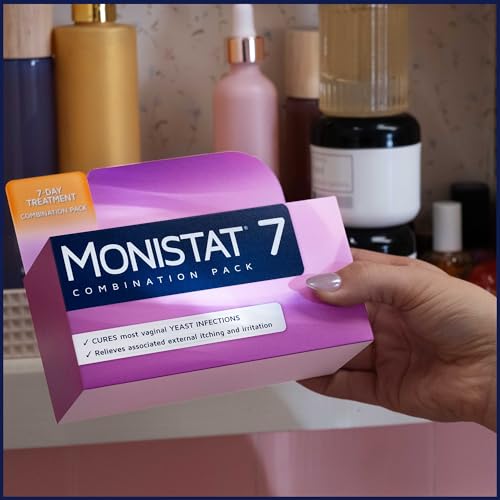Monistat 7-Day Yeast Infection Treatment for Women, Miconazole Cream