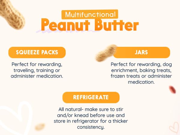 Bark Bistro Company Blueberry Probiotic Pup Buddy Budder, 100% Natural Dog Peanut Butter, Peanut Butter Treat Supplement, Made in USA (17oz)