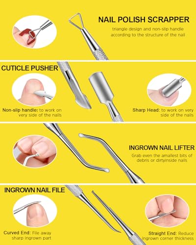 MORGLES Nail File and Buffer Blocks with Nail Care Kit Milk & Honey