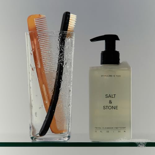 Salt & Stone Facial Cleanser, Gentle Face Wash for Women & Men Vegan 7.2 oz