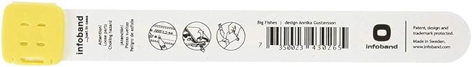 Infoband Child Safety ID Wristband-- Blue Big Fish -  Australia