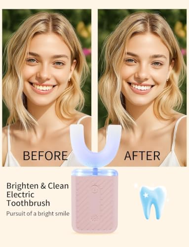 U-Shaped Electric Toothbrush with IPX7 Waterproof