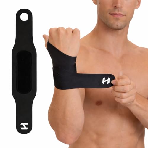 Wrist Brace and Patella Knee Strap Bundle, Wrist Support Wrap & Adjustable Patellar Tendon Knee Strap for Knee Pain Relief, Wrist Compression Support for Gym, Running, Basketball, Tennis,