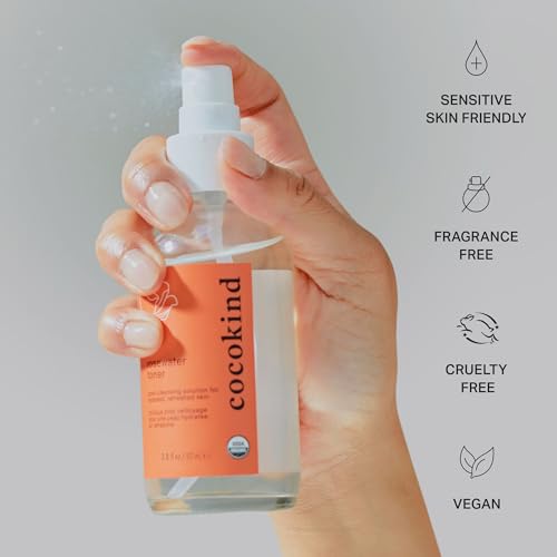 Cocokind Rosewater Facial Toner, 4 Fl Oz 4 Fl Oz (Pack of 1)