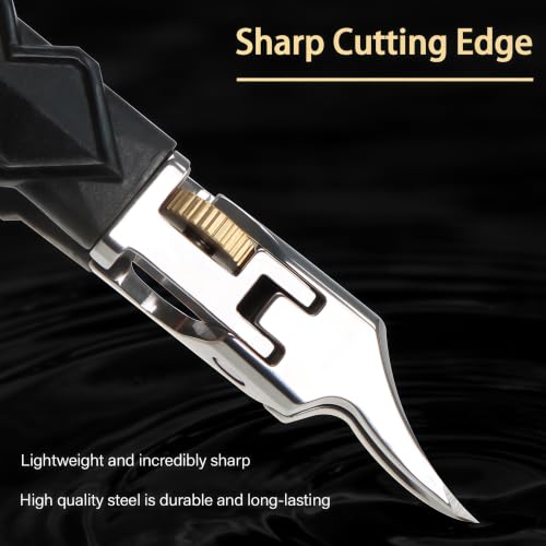 Ingrown Toenail Clippers for Men and Seniors Thick Toenails Black001