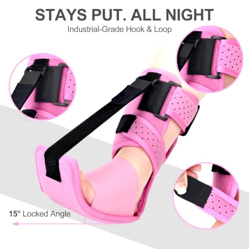 Plantar Fasciitis Night Splint, Pink
