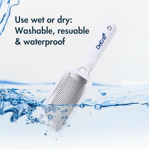 DeEnti Metal Foot Rasp, Stainless Steel Foot Callus Remover Tool for Feet