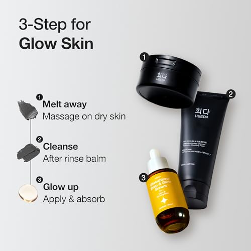 Korean Charcoal Cleansing Foam, Hydrating Deep Pore Face Wash