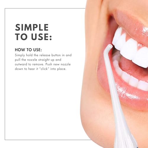 ToiletTree Products Replacement Tips for Poseidon & Professional Oral Irrigator, 12 Pack