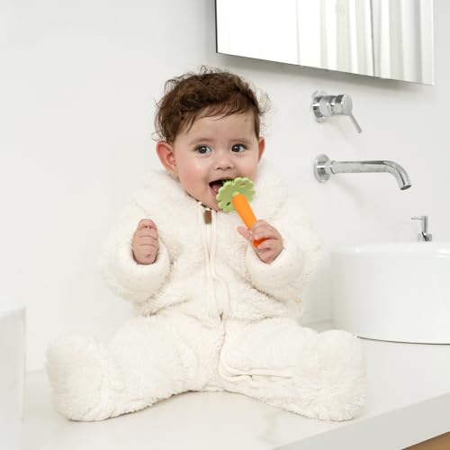Papablic Baby Toothbrush Teether and Toddler Sonic Electric Kids Toothbrush