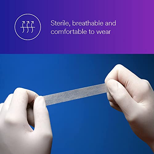 3M™ Steri-Strip™ Reinforced Adhesive Skin Closures, R1546, 1/4 in x 4 in (6 mm x 100 mm), 50 Bag/Carton, 4 Carton/Case