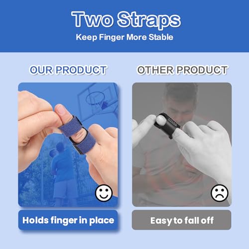 Trigger Finger Splint with 3 Straps and 2 Straps 4pcs Set
