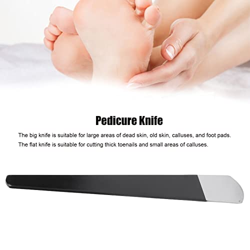 Pedicure Knife, Stainless Steel Pedicure Scraper, Portable Dead Skin Scraper, Convenient Scraping Cutter for Home Users Manicures, Beauty Salons and Pedicure Tools