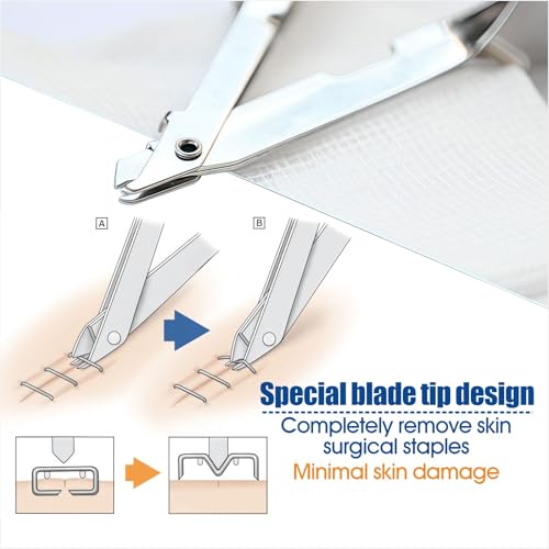 Skin Staple Remover ToolGrade Stainless Steel Staple Extractor for Veterinary and Wound Care 1pcs 1