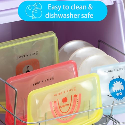 Lily and Edith Plant Based Floss Pick with Silicone Bag Set