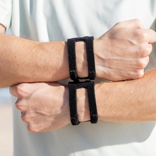 WristWidget® Wrist Brace for TFCC Tears, One Size fits most. For Left and Right Wrists, Support for Weight Bearing Strain, Exercise Black