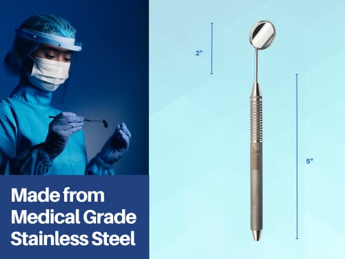ARTMAN INSTRUMENTS Dental Examination Set Mirror Probe Tweezers with Slip Resistant Surface | Dental Tools Dental Pick Oral Care Kit & Pet Oral Care Use | Stainless Steel Dental Hygiene Kit Set 3