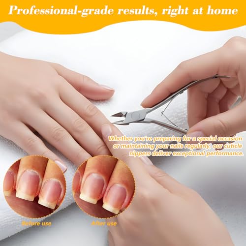 Ingrown Toenail Clipper, Straight Blade Toenail Clippers for Seniors Thick Nails Stainless Steel Ingrown Nail Clipper Ultra-Slim 16mm Blade Cuticle Cutters for Seniors Men Women Seniors