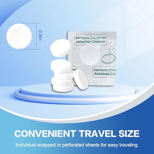 Retainer Cleaner Tablets 150 Count Denture Cleaning Tablets