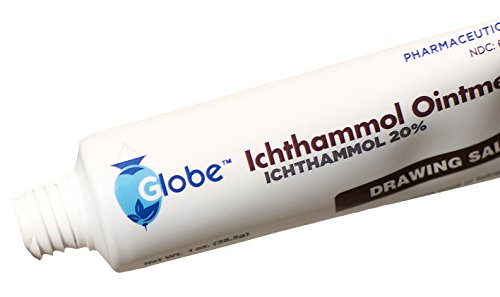 Globe Ichthammol Ointment 20% (Drawing Salve) 1 oz - Soothing Skin