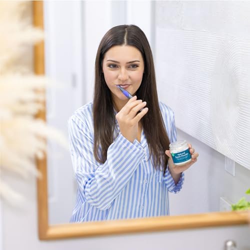 Viva Doria Remineralizing & Whitening Tooth Powder, 3 oz Glass Jar 3 Ounce (Pack of 1)