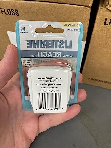 REACH Dental Floss, Cool Mint, 6 Count 165 Foot (Pack of 6)