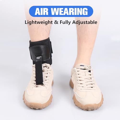 Cozyhealth AFO Foot Drop Brace For Walking Lifting Shoes Provides Adjustable Drop Foot Support For Men Or Women Can Be Worn, Foot Up Splint for Ankle, Improve Walking Gait Fits Left Right Foot (L/XL) L/XL