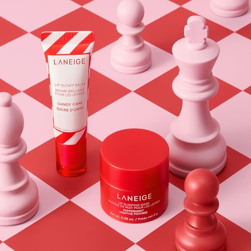Laneige Skincare & Lip Care Holiday Gift Sets – Lip Mask, Water Bank, Lip Glowy Balm – Beauty Essentials for Gifting & Self-Care Minty Lip Duo
