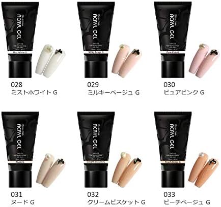 LALONA Acrylic Gel (Sparkling Color) (30ml) Sculpture Gel Nail Polygel Polymer Gel (040 Nude S) -  Australia
