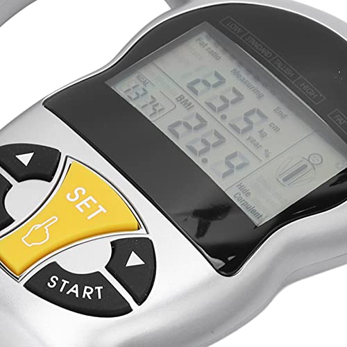 Digital Body Fat Analyzer for Personal Health, Calorie BMI Measurement, Handheld Digital Body Fat Loss Monitor, Portable Health Monitor with LCD Screen, Body Fat Tester with Handle for Home - BeesActive Australia