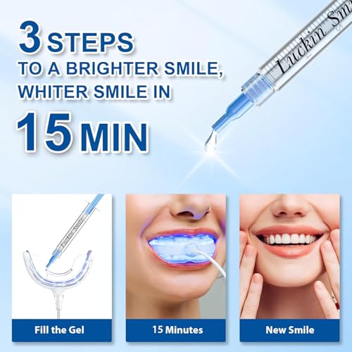 Teeth Whitening Gel Kit: Whitening Refill Gel and Dental Gingival Barrier Protection Gel- No Sensitivity Teeth Whitening and Protection for a Brighter Whiter Smile
