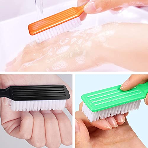 24 Pcs Handle Grip Nail Brush, NICEMOVIC Hand Fingernail Cleaner Brush Manicure Tools Scrub Cleaning Brushes Kit, Use for Toe and Nail Cleaning (Bright Colors) Cleaning(Bright Colors) Bright