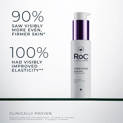 RoC Niacinamide Daily Face Moisturizer SPF 30, 5 in 1 Even Tone + Lift 1.7 Ounce (Pack of 1) Daily Moisturizer 5-in-1