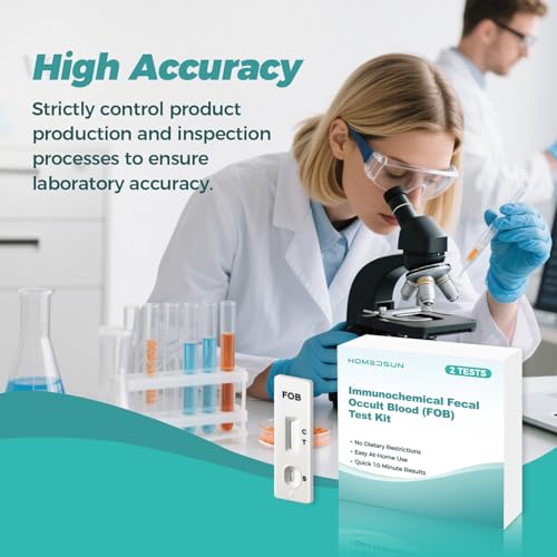 2-Pack Immunochemical Fecal Occult Blood iFOB Home Test Kit