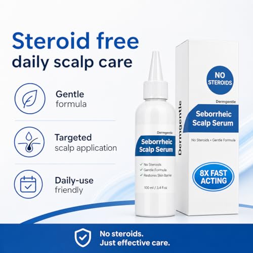 Seborrheic Scalp Serum 8X FAST ACTING - Soothing Redness Dermatitis - Fast-Acting Ointment for Scalp Face Chest and Body for Men and Women 1 Pack