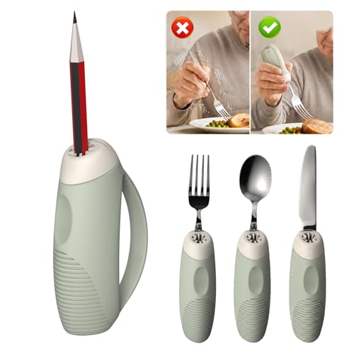 Universal Adaptive Grip Holder for Daily Living - Anti-Slip Utensil & Toothbrush Handle Attachment for Seniors, Adults with Limited Hand Mobility, Arthritis, and Hand Tremors 2