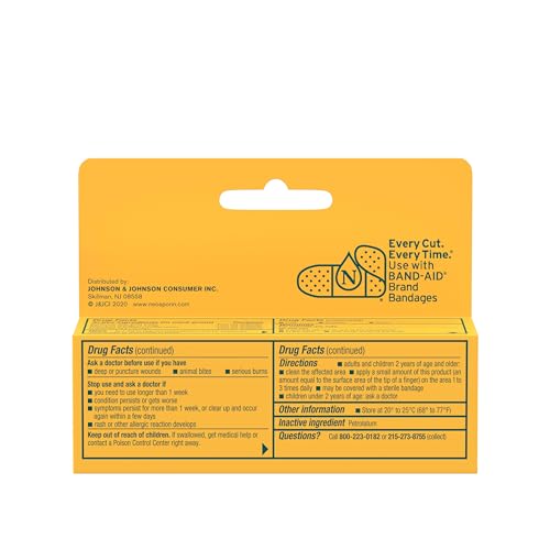 Neosporin + Burn Relief Dual Action Triple Antibiotic Ointment, 0.5 oz Burn Relief (0.5 oz) 0.5 Ounce (Pack of 1)