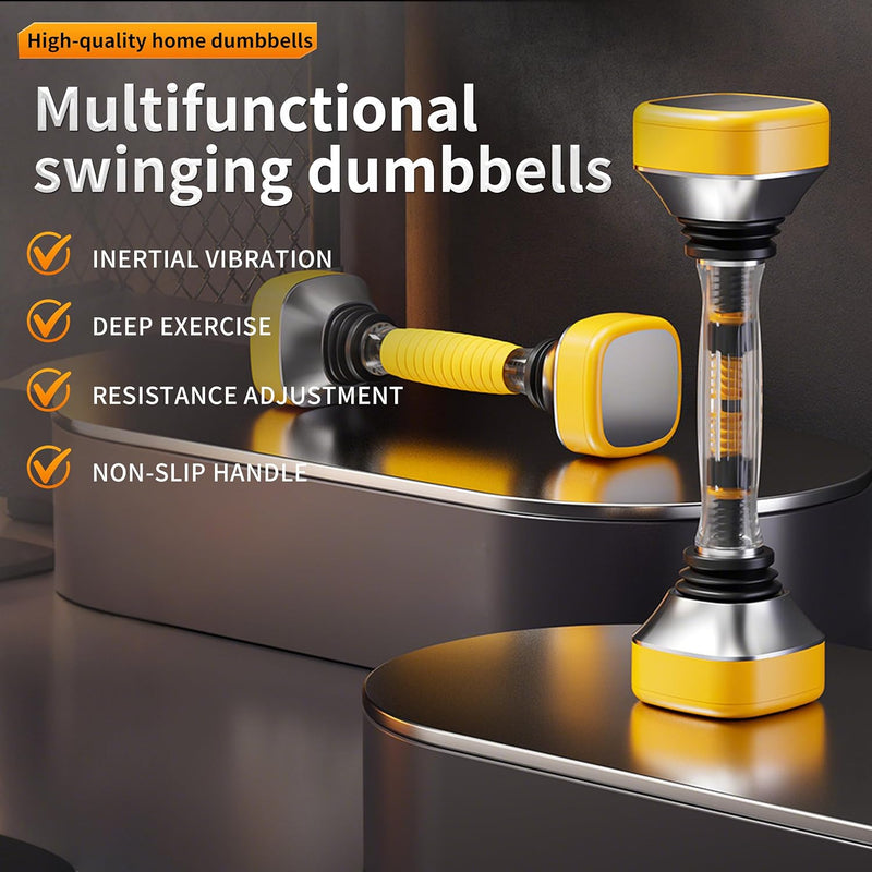 5 lbs Swing Dumbbells Handheld Heavy Adjustable Swing Forearm Exerciser for Men and Women Multifunctional arm and chest workout appliances For home gym and outdoor workouts. - BeesActive Australia