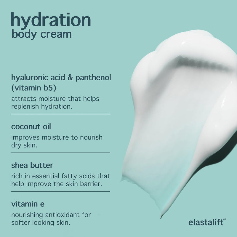 Elastalift Hyaluronic Acid Moisturizer Body Lotion | Anti Aging Skin Care Body Cream & Face Lotion Diminishes Look Of Wrinkles, Sagging Skin, Crepey Skin, Cellulite, Stretch Marks, Dry Skin, 15 Fl Oz 15 Fl Oz (Pack of 1) Hyaluronic Acid Body Lotion